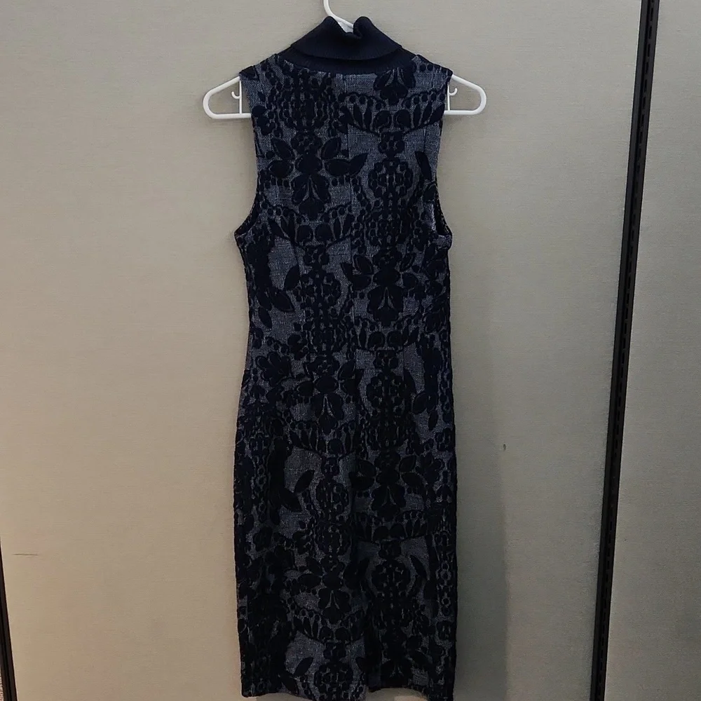 Maeve Ryder Jacquard Turtleneck Dress Size 4 - Picture 6 of 16